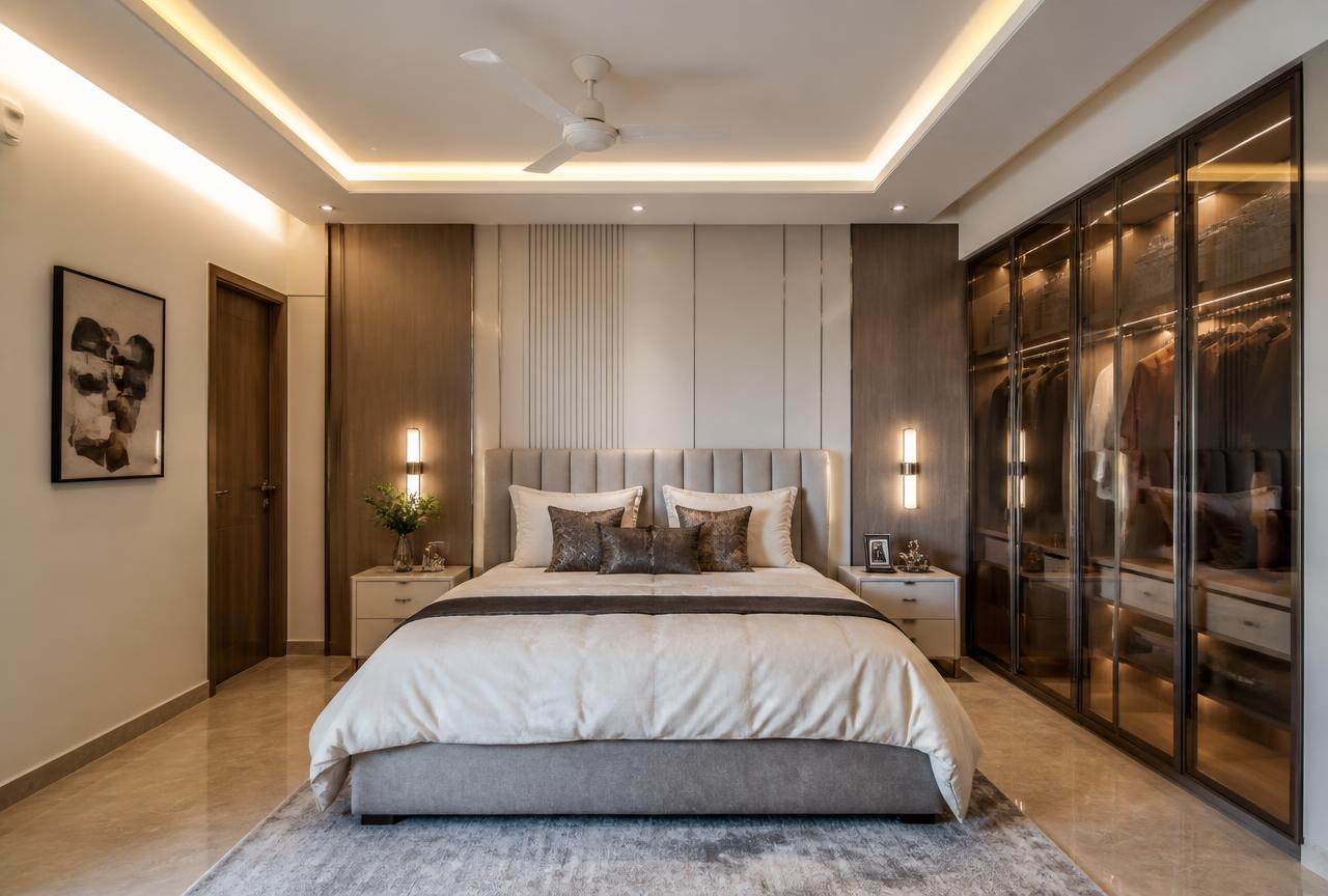 Bedroom after interior transformation by V Interior Design Hub