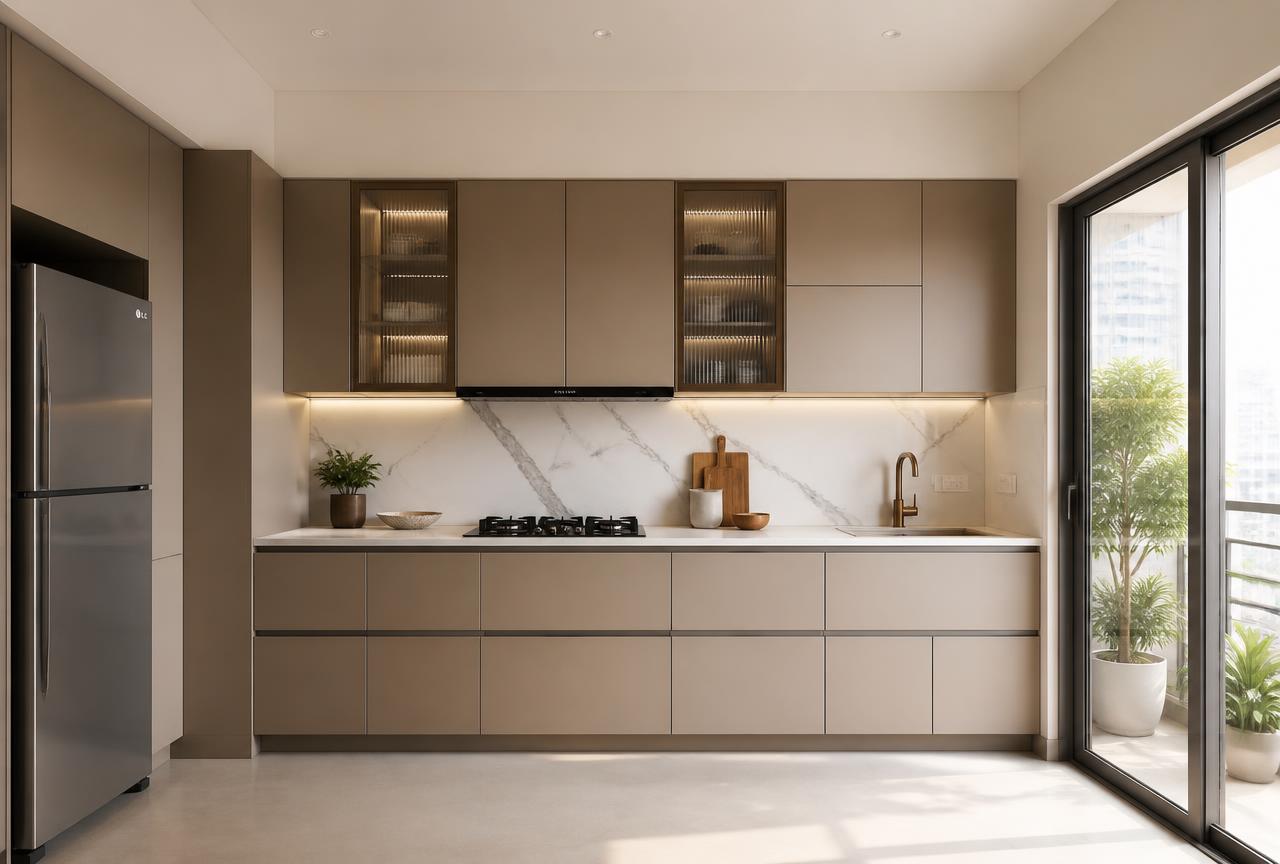 Modular Kitchen after interior transformation by V Interior Design Hub