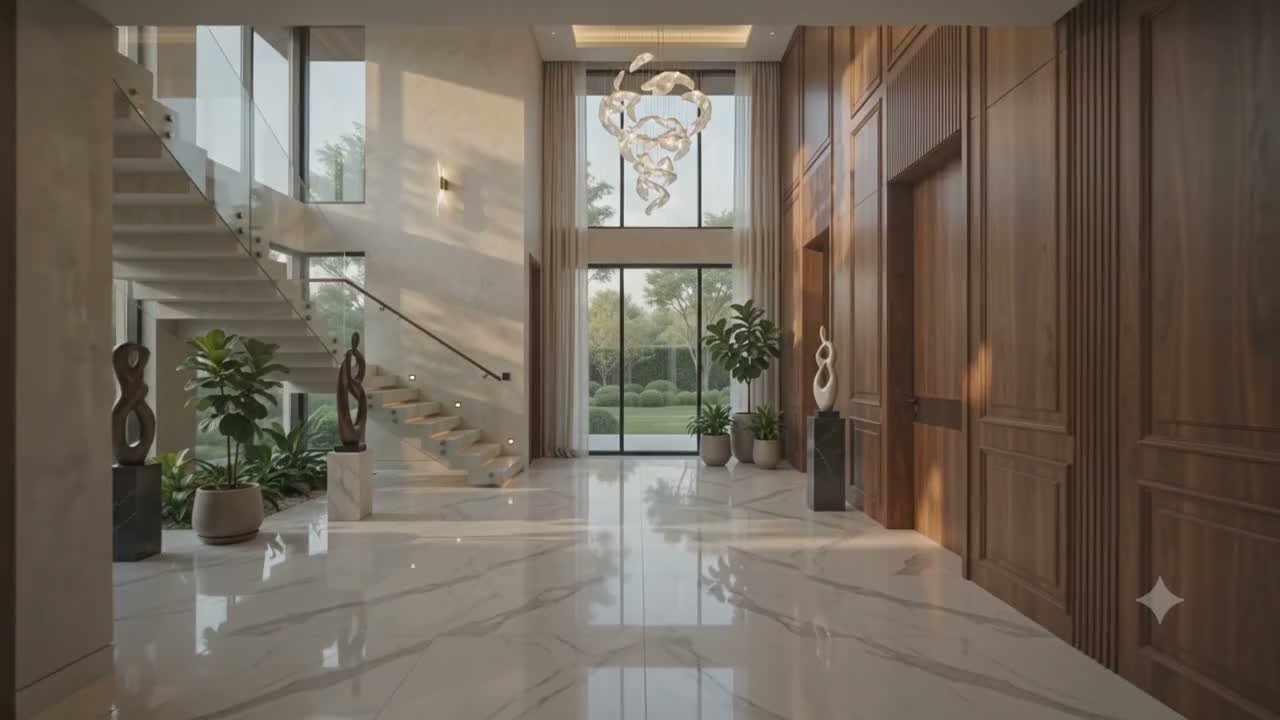 Luxury villa interior walkthrough by V Interior Design Hub