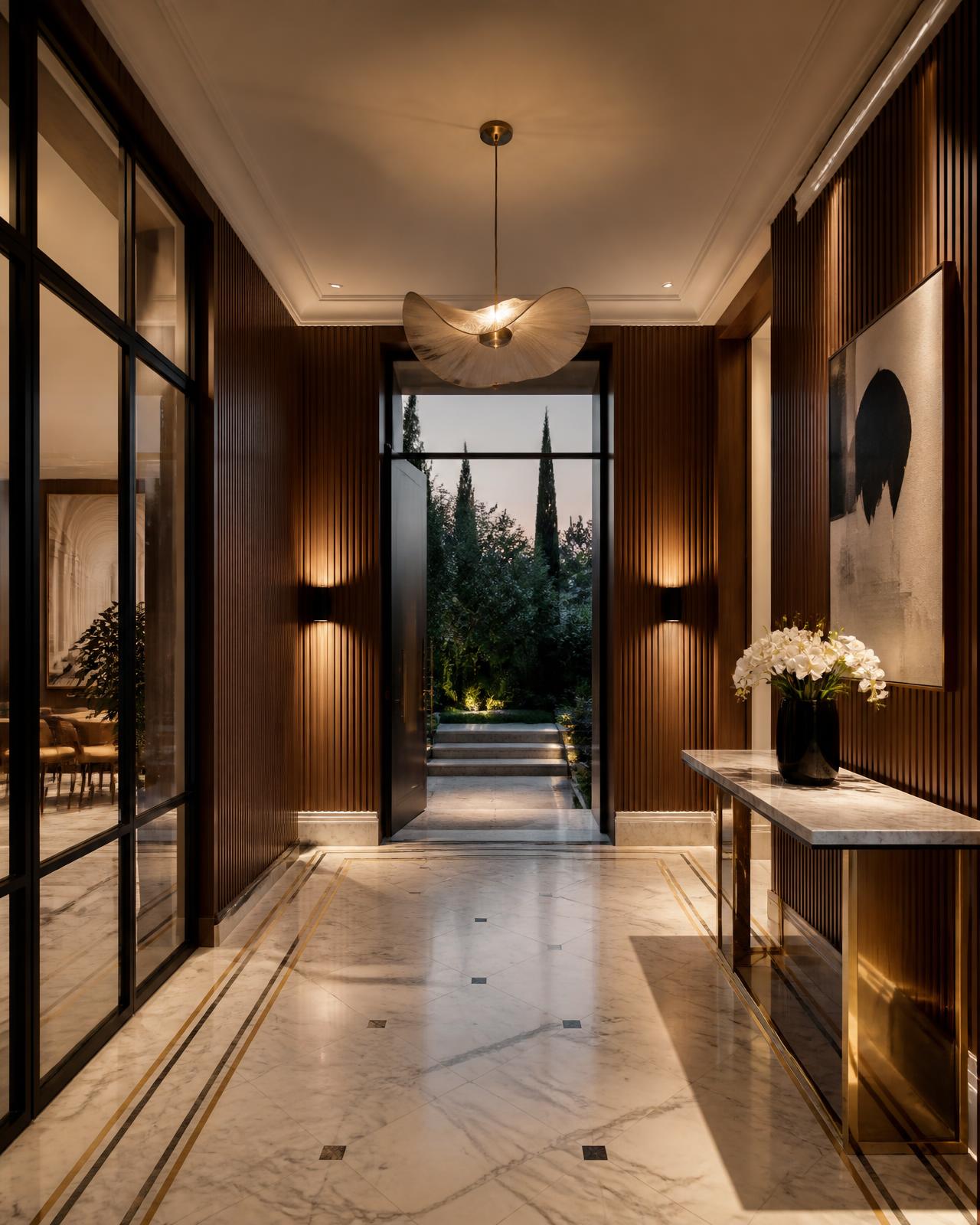 Suncity Villa Foyer — Luxury Villa interior in Bandlaguda Jagir