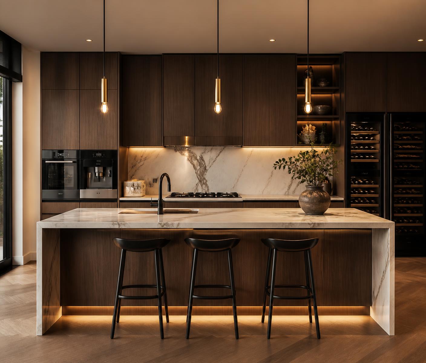 Walnut Kitchen — Kitchen interior in Gachibowli